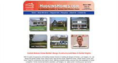 Desktop Screenshot of hudginshomes.com